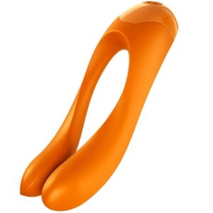 Satisfyer - Candy Cane Vibrador Dedo Negro