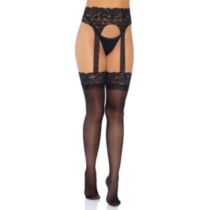 Leg Avenue - Medias con Liguero Opacas