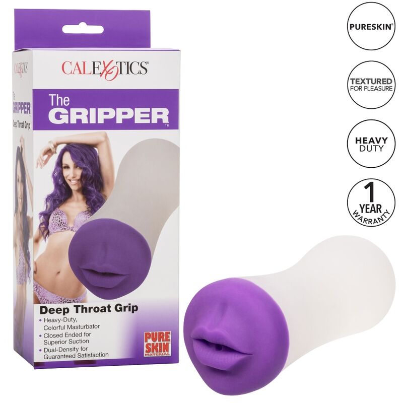 Calexotics - Deep Throat Grip Masturbador Boca 1 Calexotics - Deep Throat Grip Masturbador Boca
