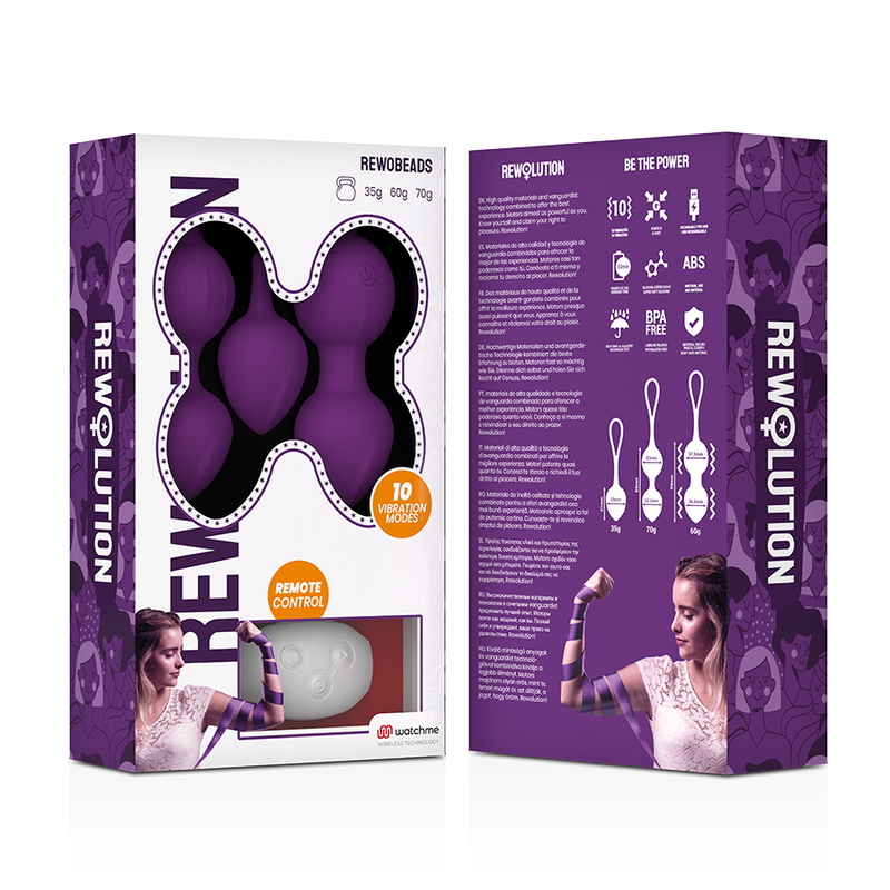 Rewolution - Rewobeads Bolas Vibradoras Control Remoto Con Tecnologia Watchme 9 Rewolution - Rewobeads Bolas Vibradoras Control Remoto Con Tecnologia Watchme - Imagen 9