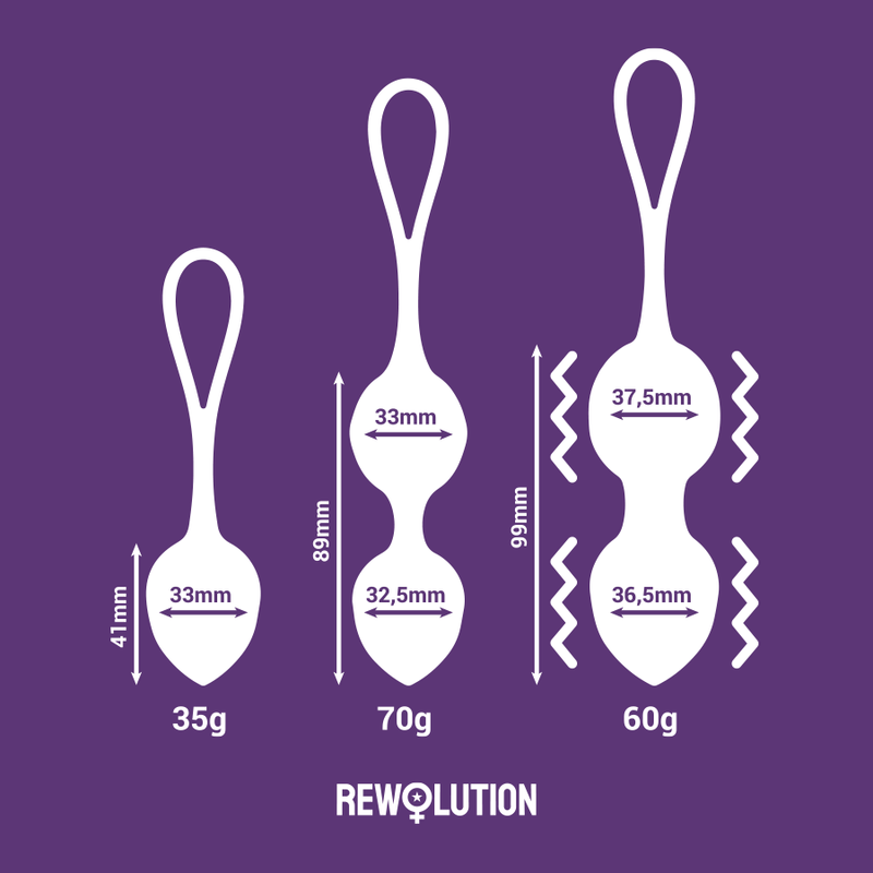 Rewolution - Rewobeads Bolas Vibradoras Control Remoto Con Tecnologia Watchme 3 Rewolution - Rewobeads Bolas Vibradoras Control Remoto Con Tecnologia Watchme - Imagen 3