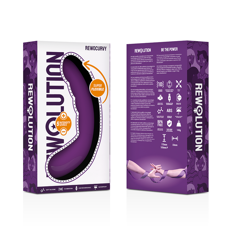 Rewolution - Rewocurvy Vibrador Flexible Recargable 7 Rewolution - Rewocurvy Vibrador Flexible Recargable - Imagen 7