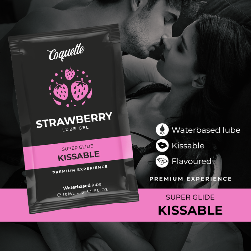 Coquette Chic Desire - Pocket Lubricante Kissable Base Agua Fresa 10 Ml 3 Coquette Chic Desire - Pocket Lubricante Kissable Base Agua Fresa 10 Ml - Imagen 3