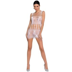 Passion - Woman Bs090 Bodystocking Blanco