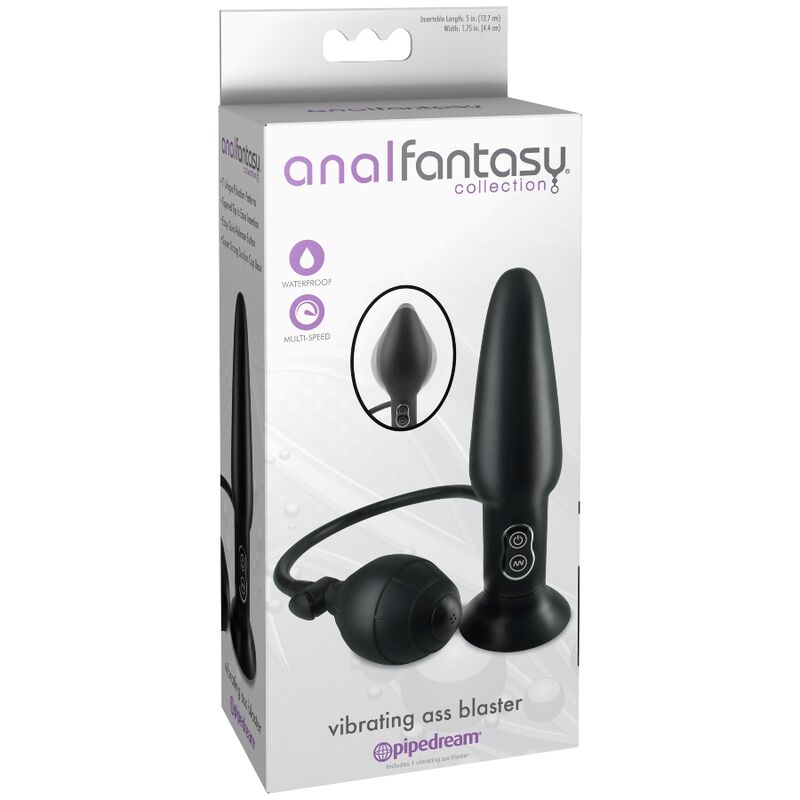 Anal Fantasy - Plug Hinchable Vibrador 3 Anal Fantasy - Plug Hinchable Vibrador - Imagen 3