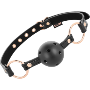 Begme - Black Edition Mordaza Cuero Vegano