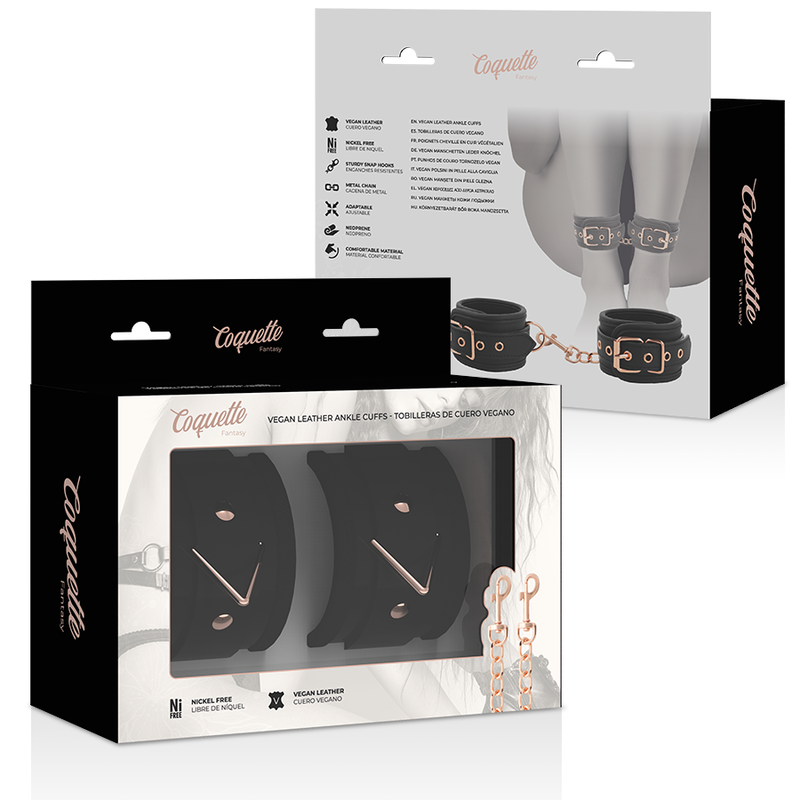 Coquette Chic Desire - Fantasy Esposas Tobillo Con Forro De Neopreno 8 Coquette Chic Desire - Fantasy Esposas Tobillo Con Forro De Neopreno - Imagen 8