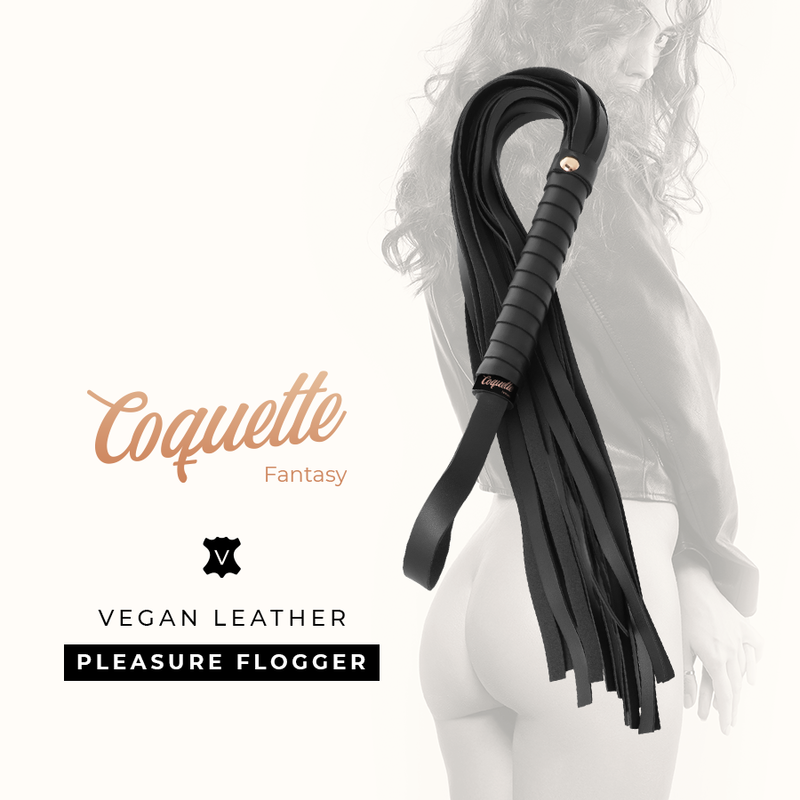 Coquette Chic Desire - Fantasy Látigo Cuero Vegano 2 Coquette Chic Desire - Fantasy Látigo Cuero Vegano - Imagen 2