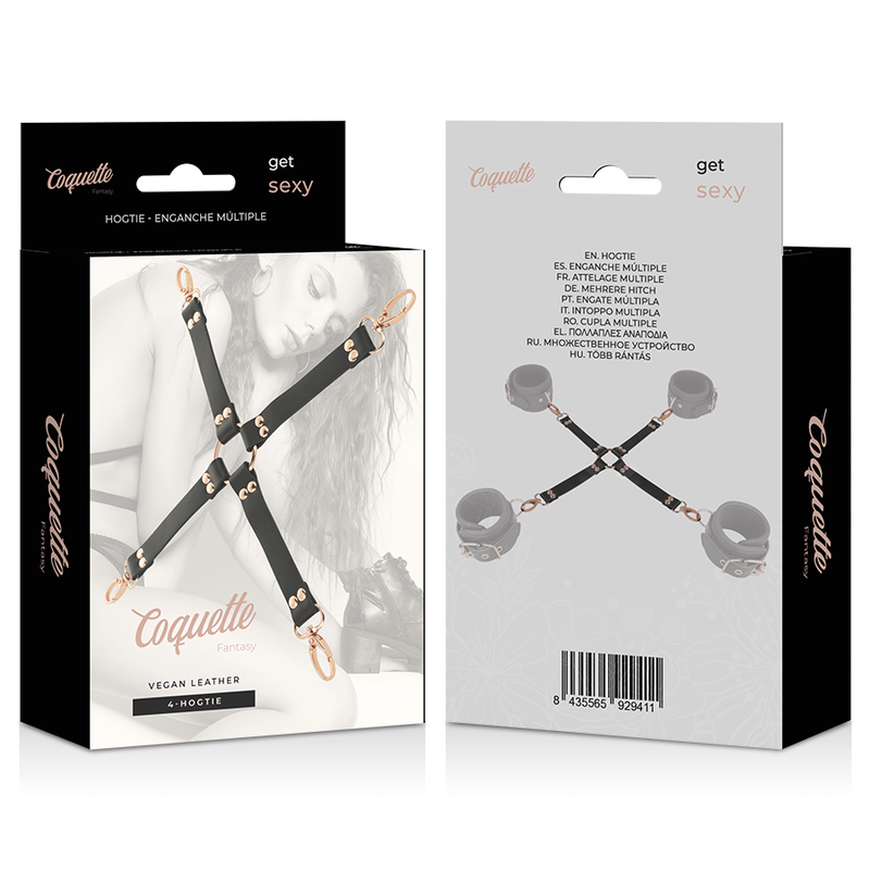 Coquette Chic Desire - Fantasy Hog Tie Cuero Vegano 6 Coquette Chic Desire - Fantasy Hog Tie Cuero Vegano - Imagen 6