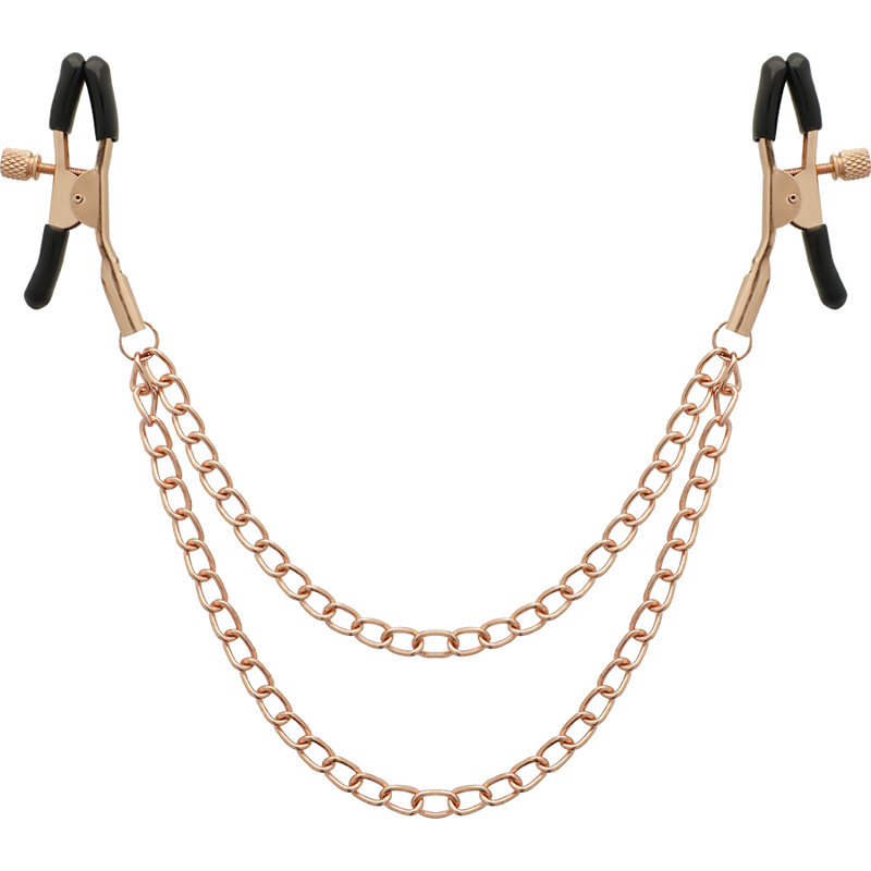 Coquette Chic Desire - Fantasy Pinzas Metalicas Pezones Con Cadena 4 Coquette Chic Desire - Fantasy Pinzas Metalicas Pezones Con Cadena - Imagen 4