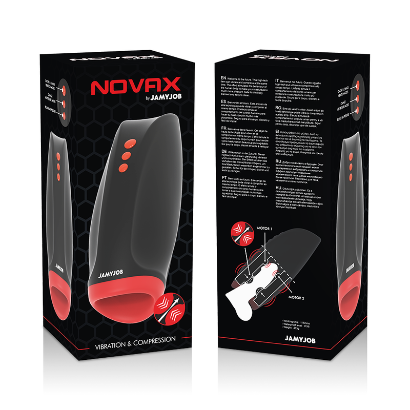 Jamyjob - Novax Masturbador Con Vibración Y Compresión 7 Jamyjob - Novax Masturbador Con Vibración Y Compresión - Imagen 7