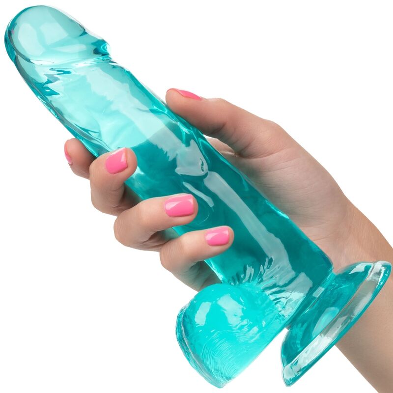 Calexotics - Size Queen Dildo Azul 15.3 Cm 4 Calexotics - Size Queen Dildo Azul 15.3 Cm - Imagen 4
