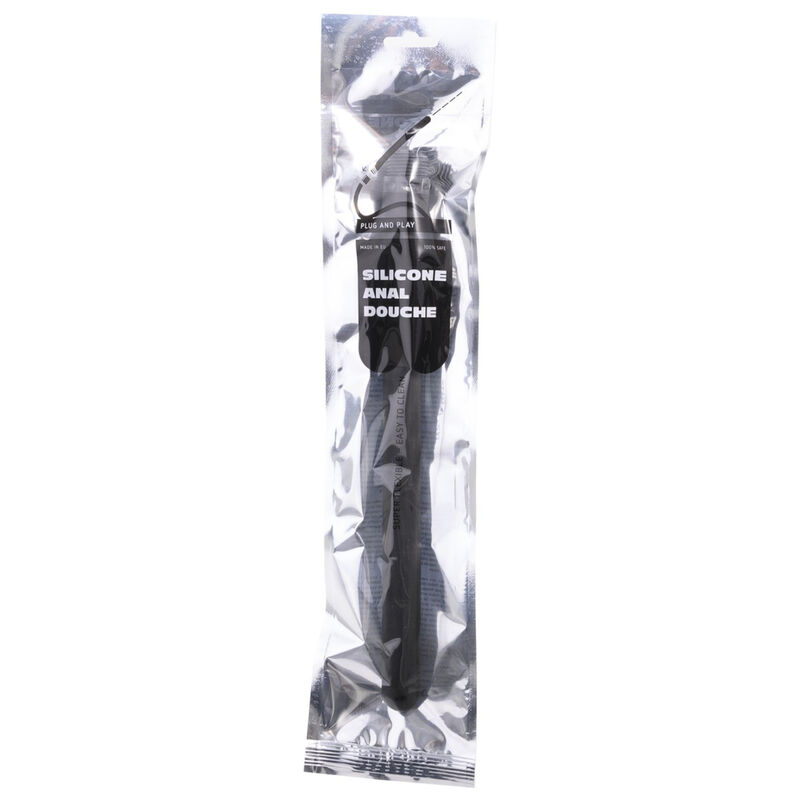 All Black - Ridged Ducha Anal Silicona 27 Cm 2 All Black - Ridged Ducha Anal Silicona 27 Cm - Imagen 2