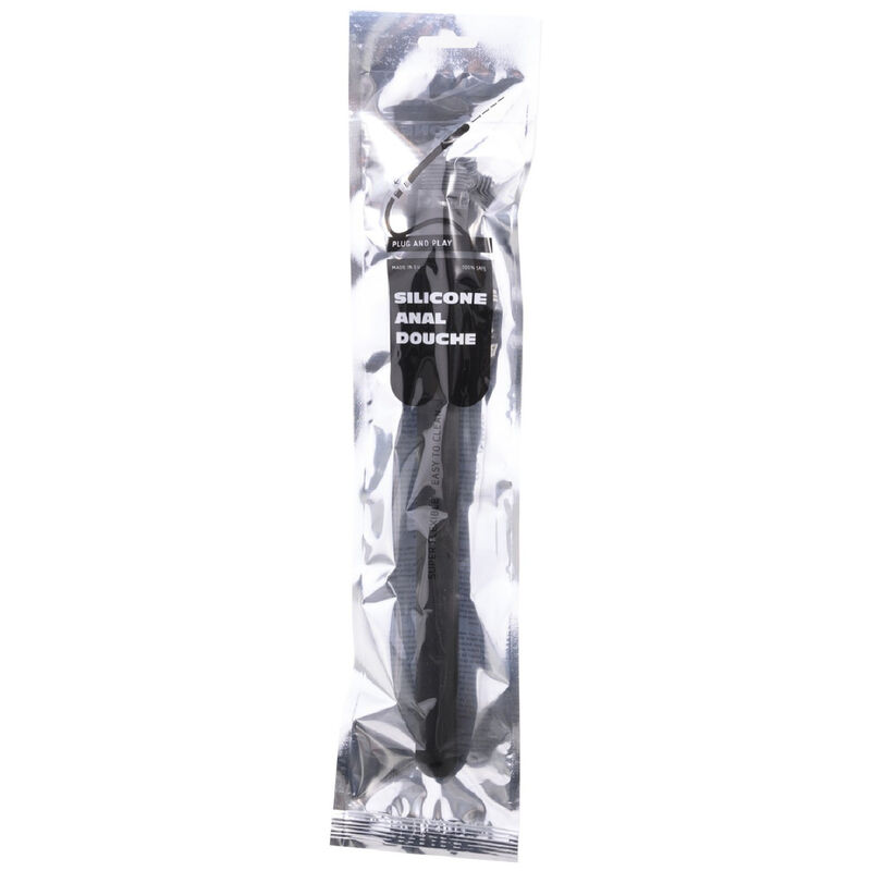 All Black - Mega Ripple Ducha Anal Silicona 28.5 Cm 2 All Black - Mega Ripple Ducha Anal Silicona 28.5 Cm - Imagen 2