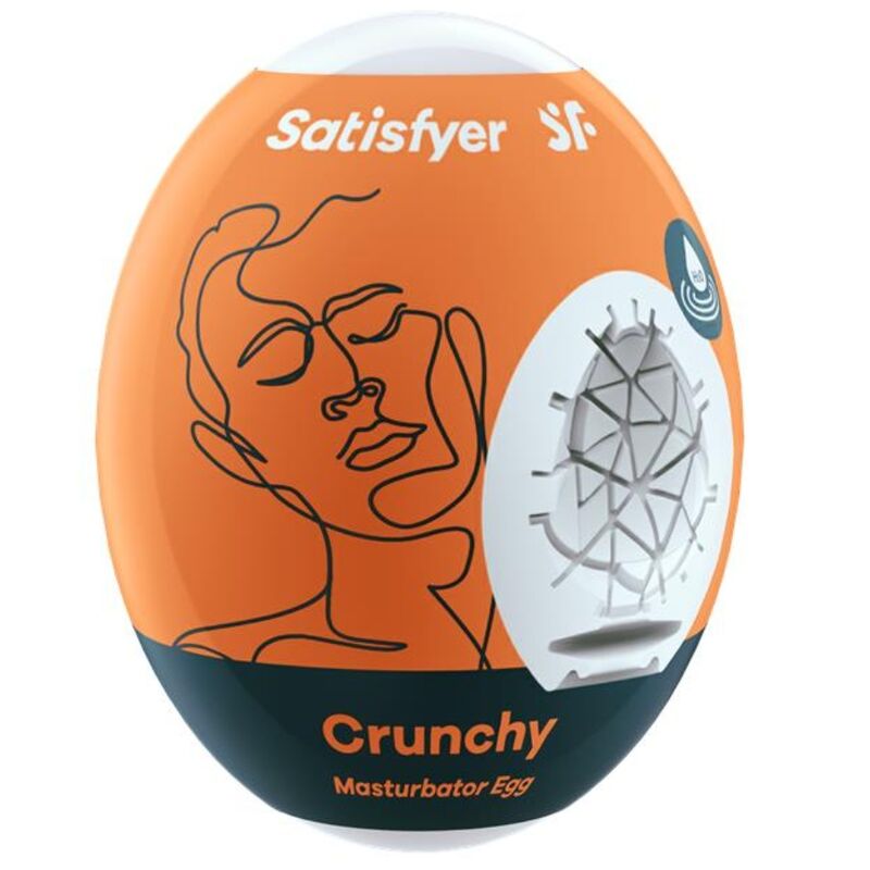 Satisfyer - Crunchy Huevo Masturbador 1 Satisfyer - Crunchy Huevo Masturbador