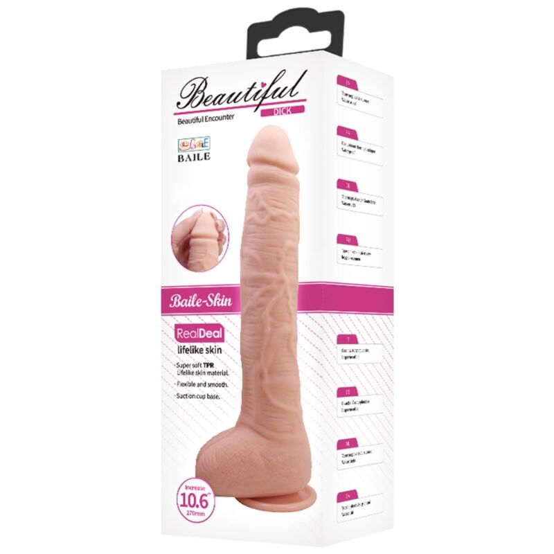 Baile - Dildo Realístico Flexible 8 Baile - Dildo Realístico Flexible - Imagen 8