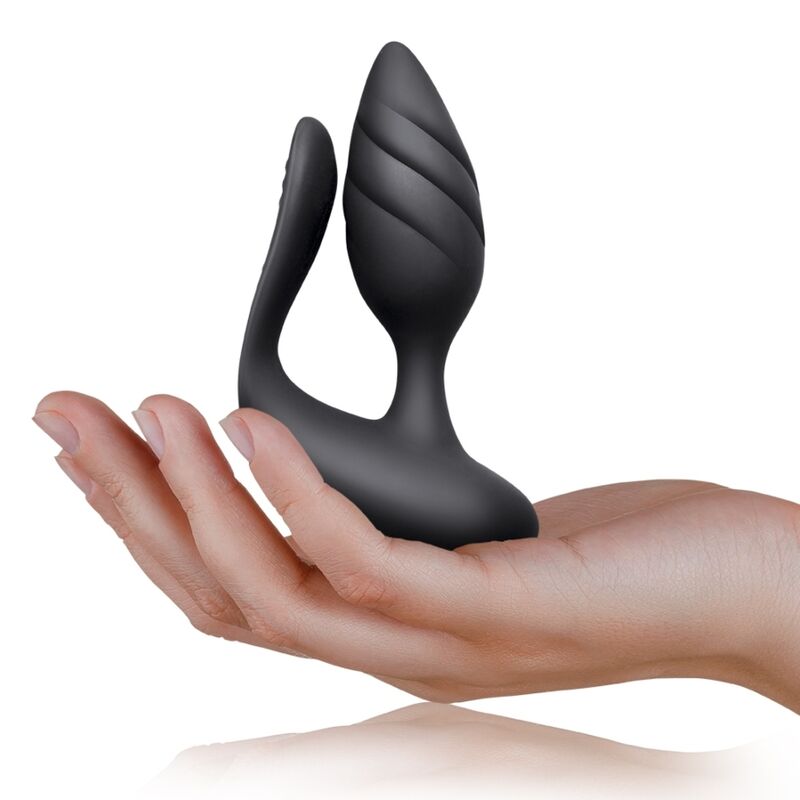 Rocks-Off - Cocktail Plug Control Remoto - Negro 2 Rocks-Off - Cocktail Plug Control Remoto - Negro - Imagen 2