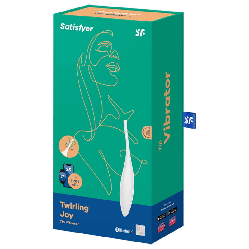 Satisfyer - Twirling Joy Estimulador Clitoris Blanco 4 Satisfyer - Twirling Joy Estimulador Clitoris Blanco - Imagen 4