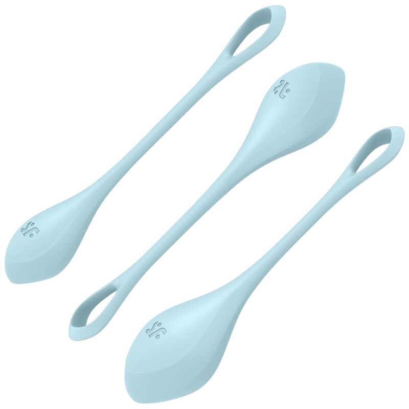 Satisfyer - Yoni Power 2 Kit De Entrenamiento Azul 1 Satisfyer - Yoni Power 2 Kit De Entrenamiento Azul