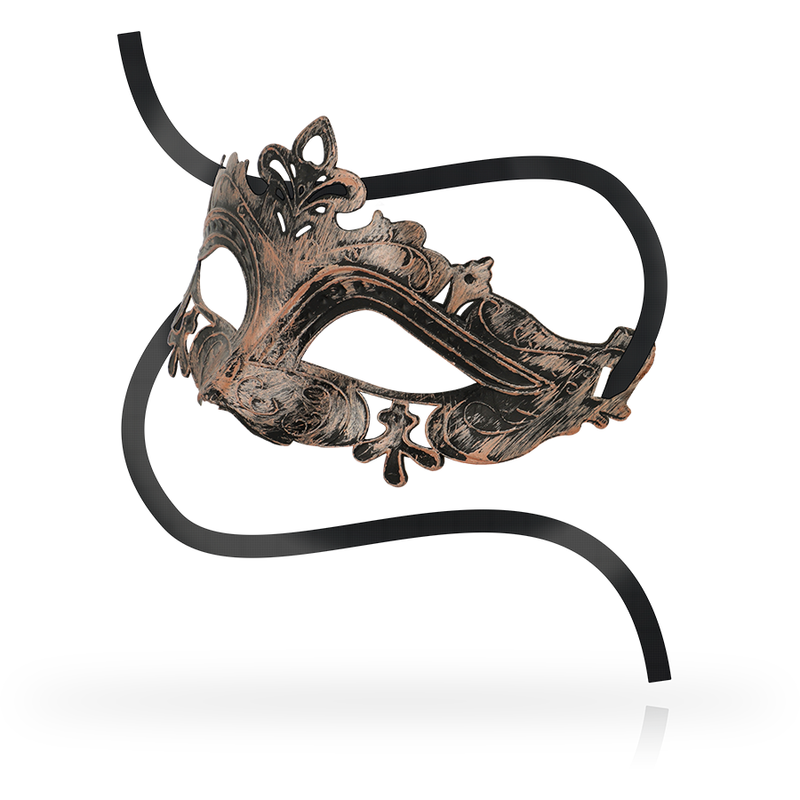 Ohmama - Masks Antifaz Estilo Veneciano Cobre 2 Ohmama - Masks Antifaz Estilo Veneciano Cobre - Imagen 2