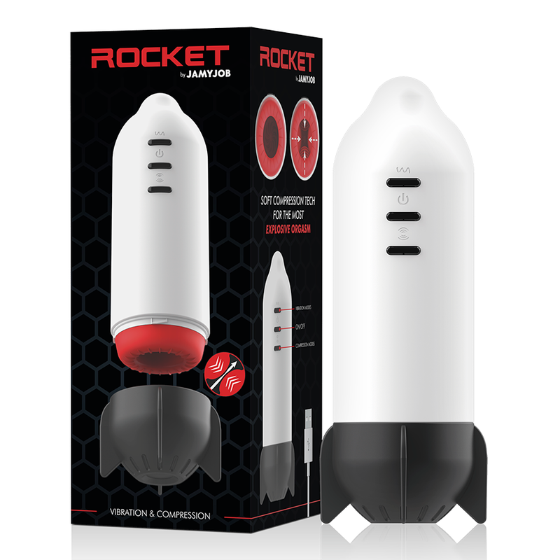 Jamyjob - Rocket Masturbador Tecnología Soft Compression Y Vibración 2 Jamyjob - Rocket Masturbador Tecnología Soft Compression Y Vibración - Imagen 2