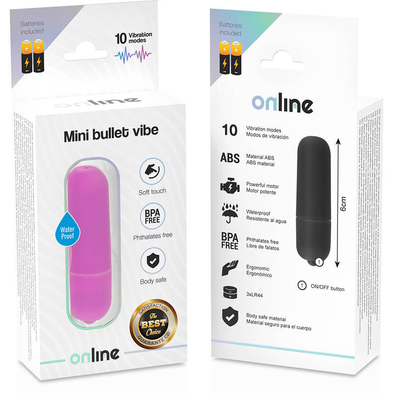 Online - Mini Bala Vibradora Lila 4 Online - Mini Bala Vibradora Lila - Imagen 4