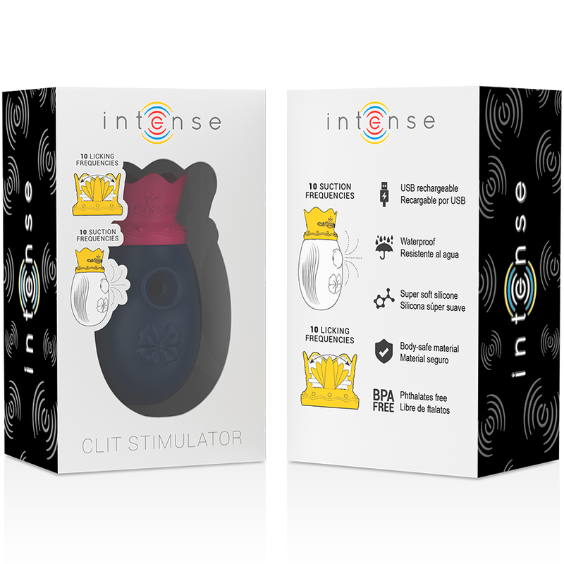 Intense - Estimulador Clítoris 10 Modos De Succión Y Licking - Azul 8 Intense - Estimulador Clítoris 10 Modos De Succión Y Licking - Azul - Imagen 8