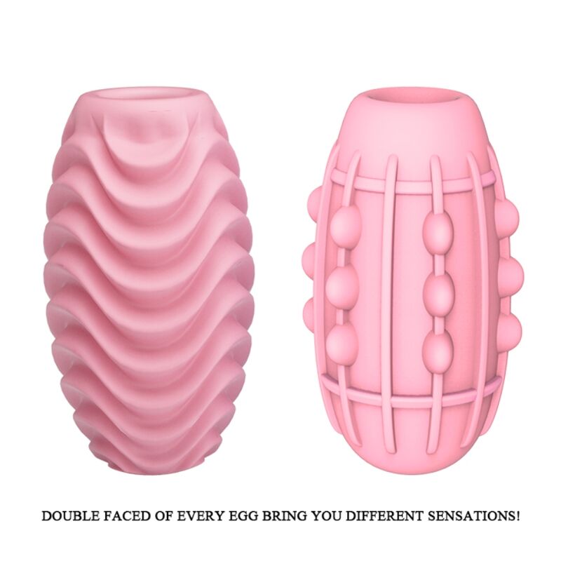Pretty Love - Huevo Masturbador Doble Cara Rosa 3 Pretty Love - Huevo Masturbador Doble Cara Rosa - Imagen 3