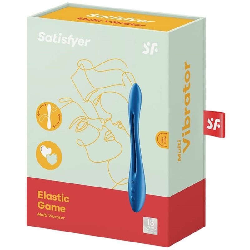 Satisfyer - Elastic Game Multi Vibrador Azul 4 Satisfyer - Elastic Game Multi Vibrador Azul - Imagen 4