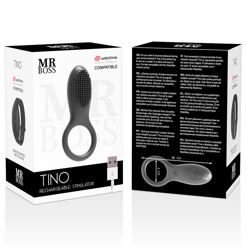 Mr Boss - Tino Anillo Estimulador + Mando Control Remoto Watchme 10 Mr Boss - Tino Anillo Estimulador + Mando Control Remoto Watchme - Imagen 10
