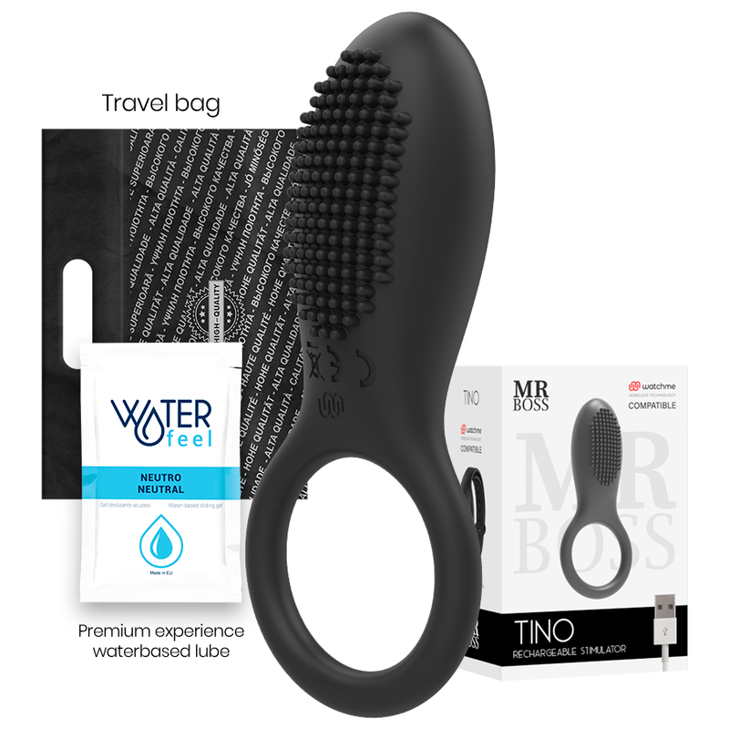 Mr Boss - Tino Anillo Estimulador + Mando Control Remoto Watchme 2 Mr Boss - Tino Anillo Estimulador + Mando Control Remoto Watchme - Imagen 2