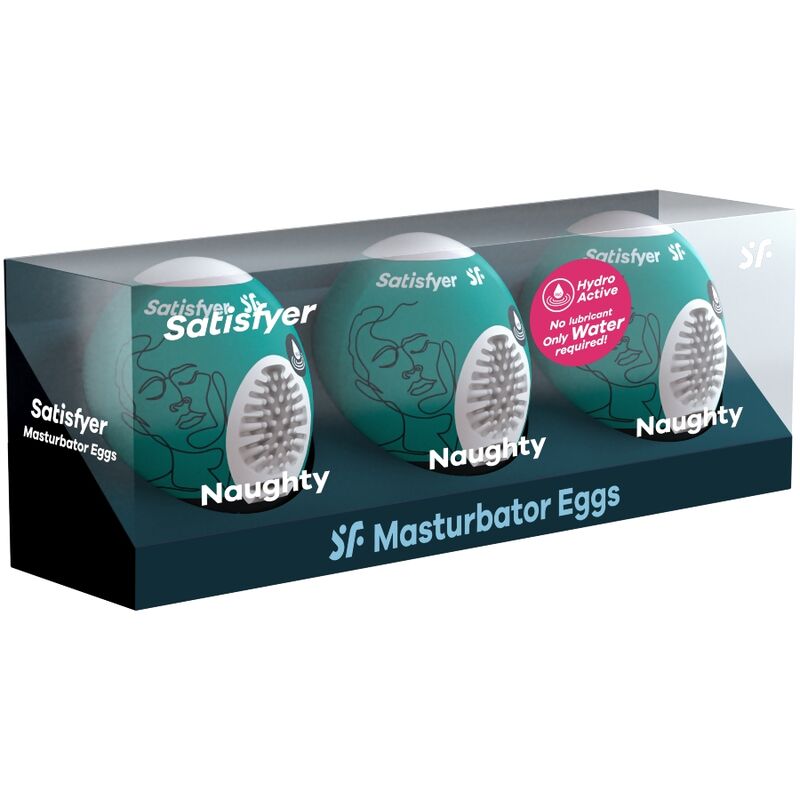 Satisfyer - 3 Huevos Masturbadores Naughty 2 Satisfyer - 3 Huevos Masturbadores Naughty - Imagen 2