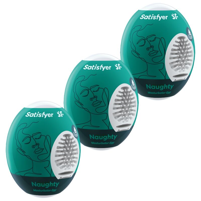 Satisfyer - 3 Huevos Masturbadores Naughty 1 Satisfyer - 3 Huevos Masturbadores Naughty