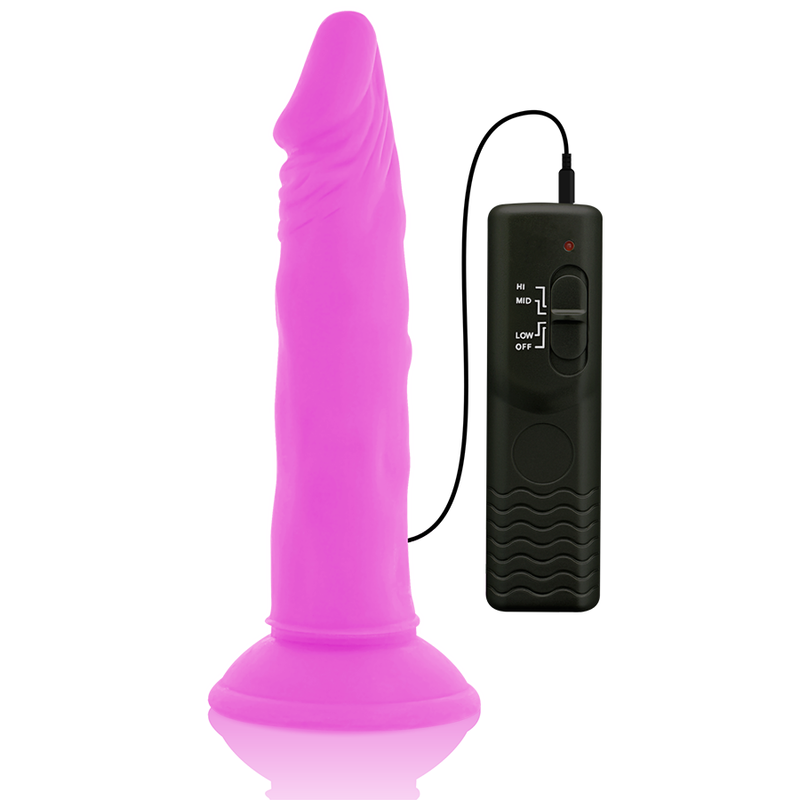 Diversia - Dildo Realístico Flexible Con Vibración Lila 23 Cm -O- 4.3 Cm 4 Diversia - Dildo Realístico Flexible Con Vibración Lila 23 Cm -O- 4.3 Cm - Imagen 4