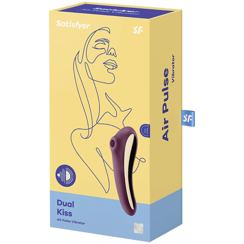 Satisfyer - Dual Kiss Estimulador Clitoris Purpura 4 Satisfyer - Dual Kiss Estimulador Clitoris Purpura - Imagen 4
