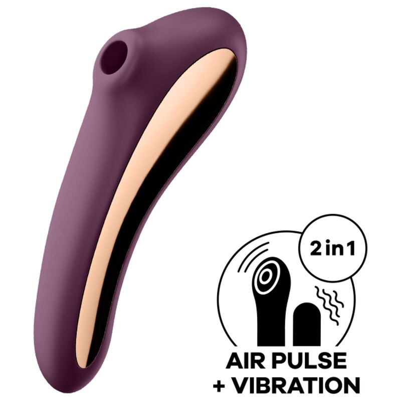 Satisfyer - Dual Kiss Estimulador Clitoris Purpura 2 Satisfyer - Dual Kiss Estimulador Clitoris Purpura - Imagen 2