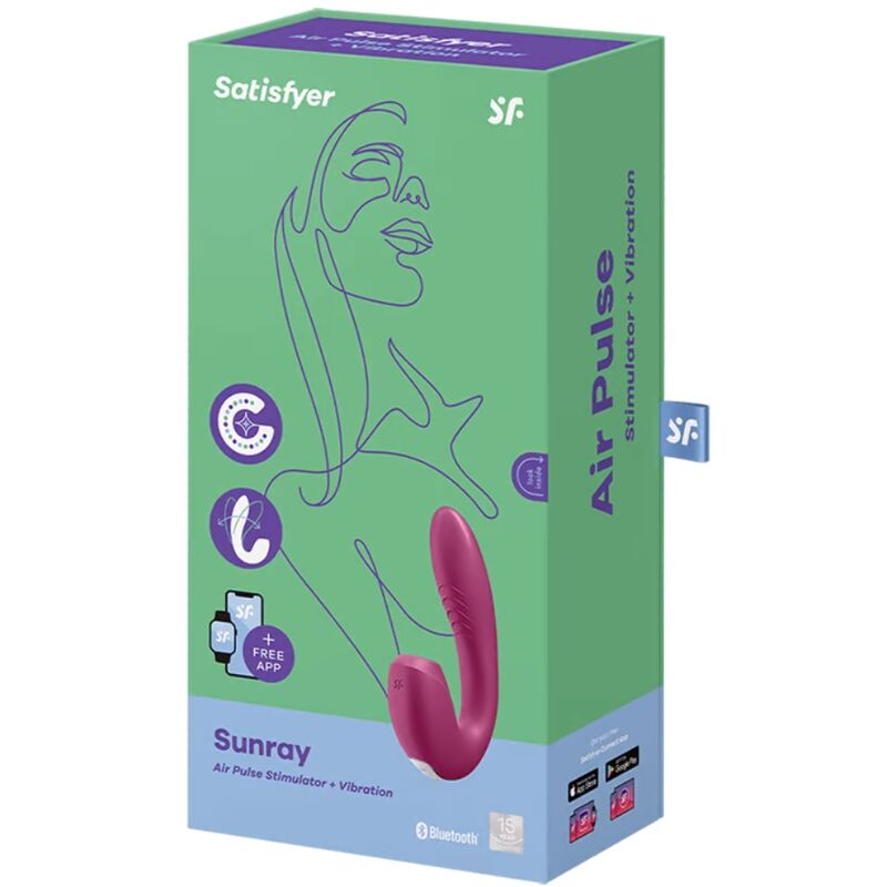 Satisfyer - Sunray Estimulador Y Vibrador App Rojo 3 Satisfyer - Sunray Estimulador Y Vibrador App Rojo - Imagen 3