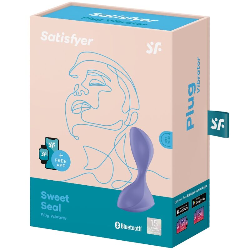 Satisfyer - Sweet Seal Plug Vibrador App Violeta 4 Satisfyer - Sweet Seal Plug Vibrador App Violeta - Imagen 4