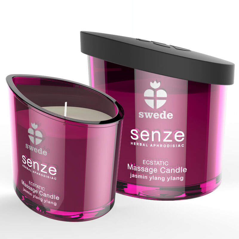 Swede - Senze Ecstatic Vela Masaje - Jazmín, Ylang Ylang 1 Swede - Senze Ecstatic Vela Masaje - Jazmín, Ylang Ylang