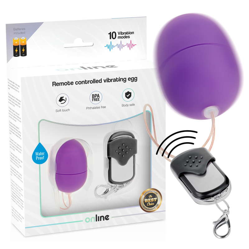 Online - Huevo Vibrador Control Remoto S Lila 1 Online - Huevo Vibrador Control Remoto S Lila