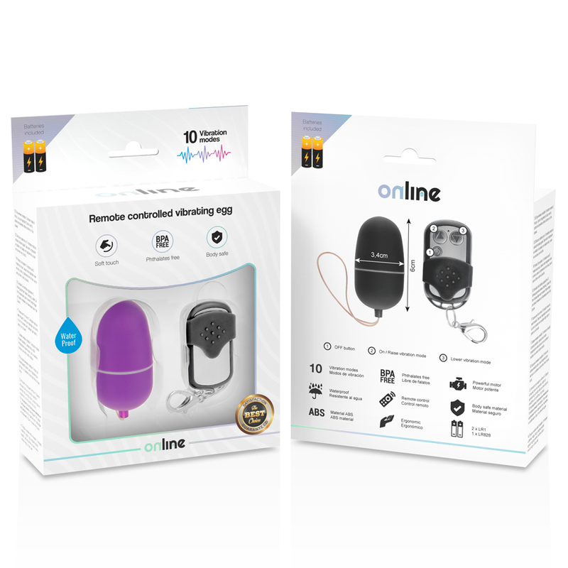 Online - Huevo Vibrador Control Remoto M Lila 5 Online - Huevo Vibrador Control Remoto M Lila - Imagen 5