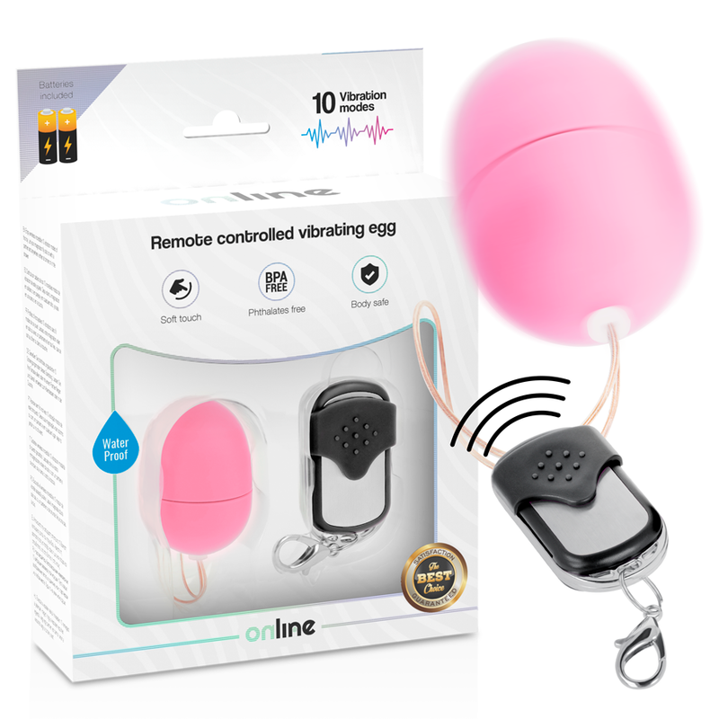 Online - Huevo Vibrador Control Remoto S Rosa 1 Online - Huevo Vibrador Control Remoto S Rosa