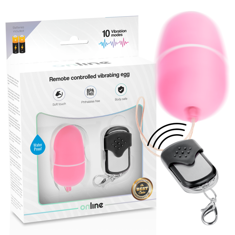 Online - Huevo Vibrador Control Remoto M Rosa 1 Online - Huevo Vibrador Control Remoto M Rosa