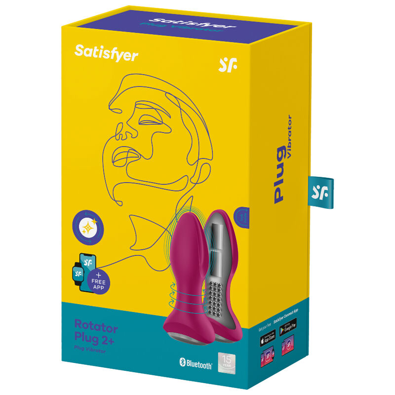 Satisfyer - Rotator Plug 2+ Plug Vibrador App Negro 10 Satisfyer - Rotator Plug 2+ Plug Vibrador App Negro - Imagen 10