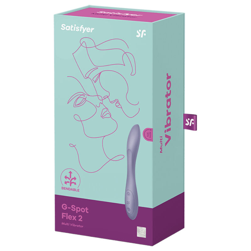 Satisfyer - G-Spot Flex 2 Multi Vibrador Morado 4 Satisfyer - G-Spot Flex 2 Multi Vibrador Morado - Imagen 4