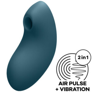 Satisfyer Vulva Lover 2 Estimulador y Vibrador - Azul