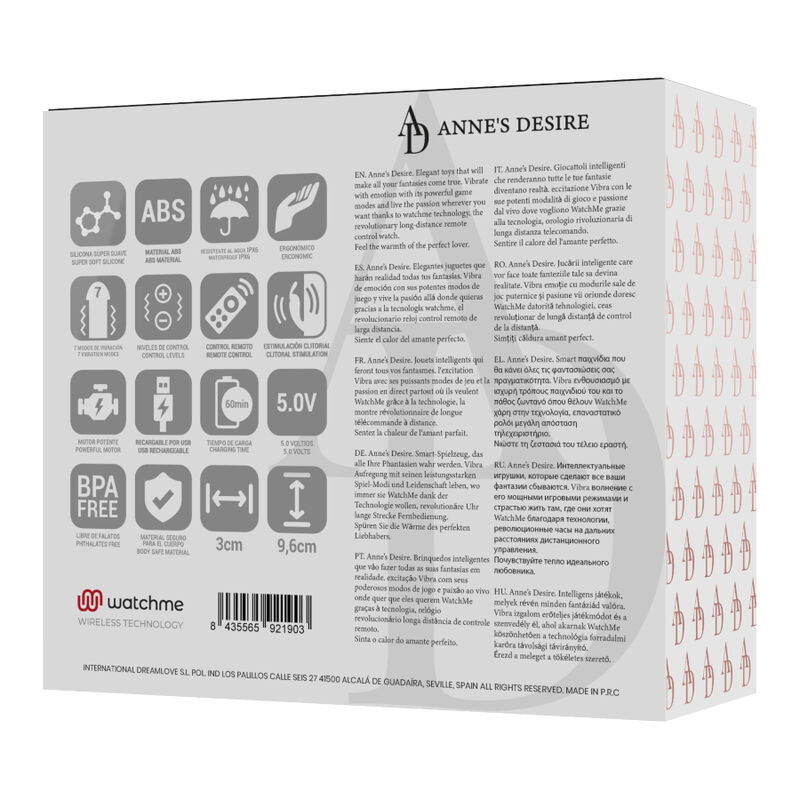 Anne'S Desire - Panty Pleasure Tecnología Watchme Negro 14 Anne'S Desire - Panty Pleasure Tecnología Watchme Negro - Imagen 14