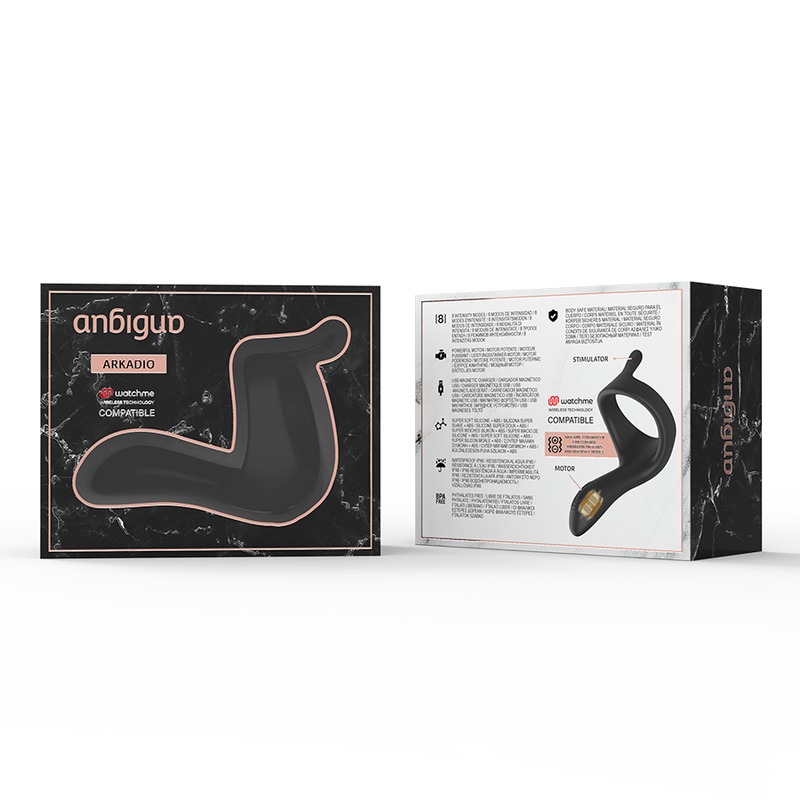 Anbiguo - Arkadio Estimulador Glande &Amp; Perineo + Mando Control Remoto Watchme 13 Anbiguo - Arkadio Estimulador Glande &Amp; Perineo + Mando Control Remoto Watchme - Imagen 13
