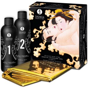 Shunga - Gel de Masaje Erótico Cuerpo a Cuerpo Oriental Melón Mango
