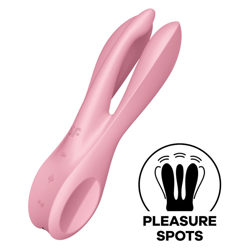 Satisfyer - Threesome 1 Vibrador Azul 7 Satisfyer - Threesome 1 Vibrador Azul - Imagen 7